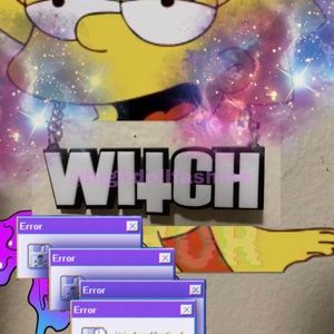 Witch Y2K 2000s / 90s gothic necklace